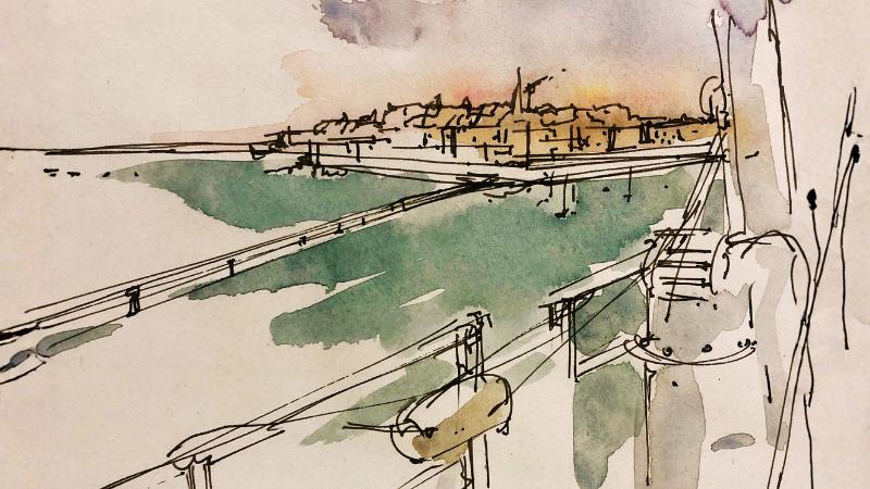 Sketching : Boats and Lighthouses