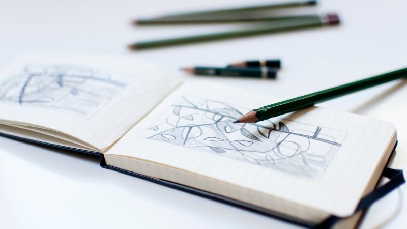 Pencil Art : Drapery