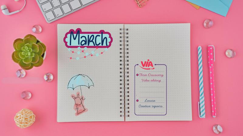 Craft : Mindful Journalling : March